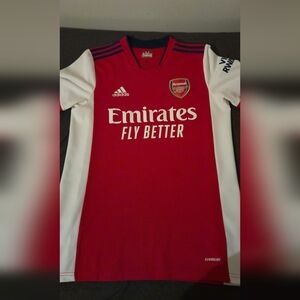 Adidas Arsenal Red and White Jersey 21/22 Season